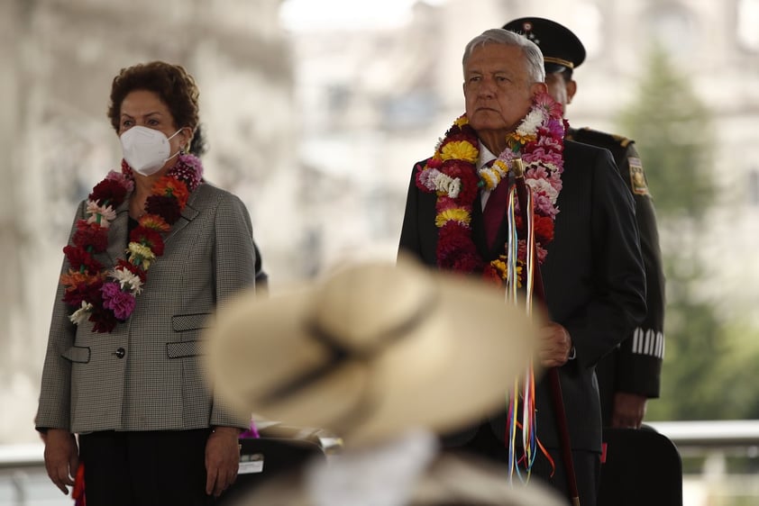 AMLO y  Rousseff reivindican el legado de la gran Tenochtitlan