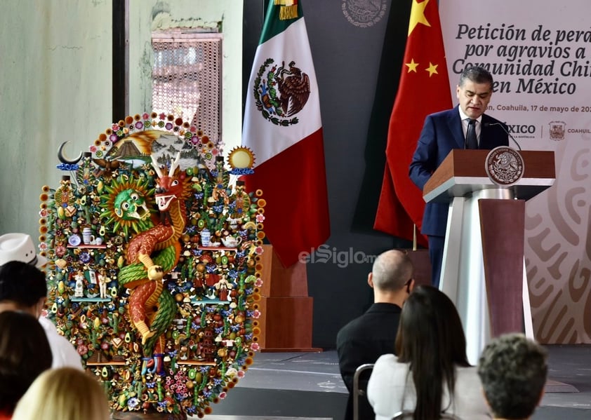 Encabeza AMLO en Torreón petición de perdón por agravios a la comunidad china