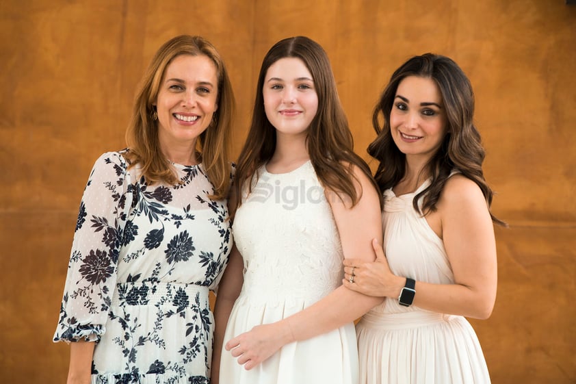 Ana Cristina Cantú, Viviana Ruiz y Mónica Pérez.