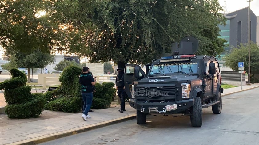 Blindaje en Centro de Torreón no impide presencia de afición del Santos Laguna