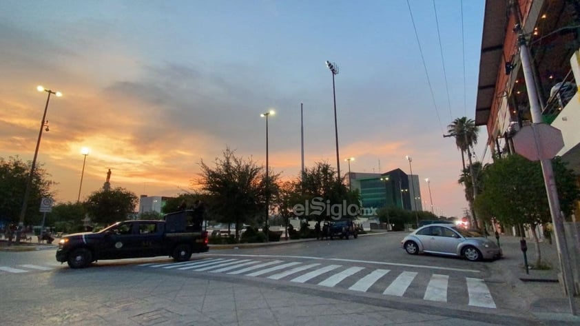 Blindaje en Centro de Torreón no impide presencia de afición del Santos Laguna