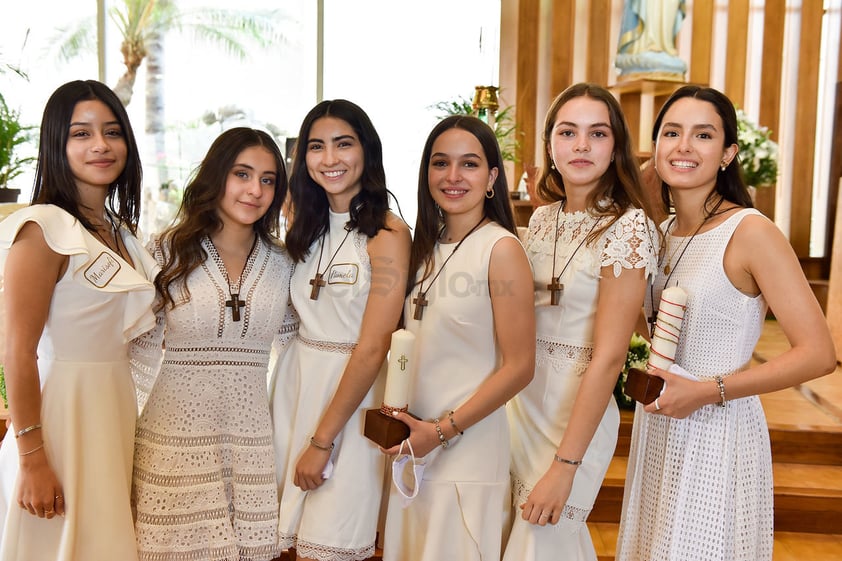 María Sofía Fahur, Roberta Mafud, Pamela Sosa, Sofía Amarante, Ana Fer Franco y Tamara Gutiérrez.