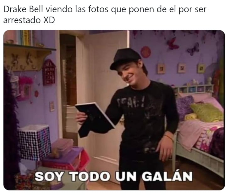 Llueven los memes de la detención de Drake Bell