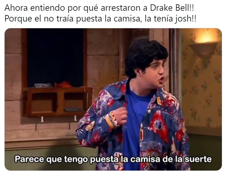 Llueven los memes de la detención de Drake Bell