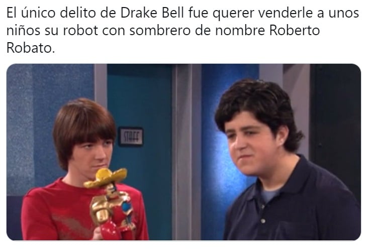 Llueven los memes de la detención de Drake Bell