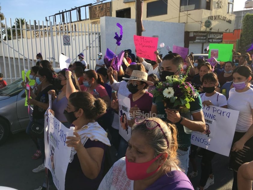 Se 'desbordan' en las calles de Matamoros para exigir justicia por feminicidio de Ilse Ivón