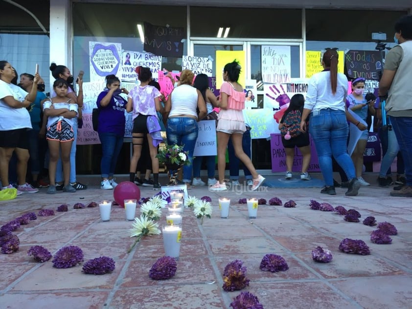 Se 'desbordan' en las calles de Matamoros para exigir justicia por feminicidio de Ilse Ivón