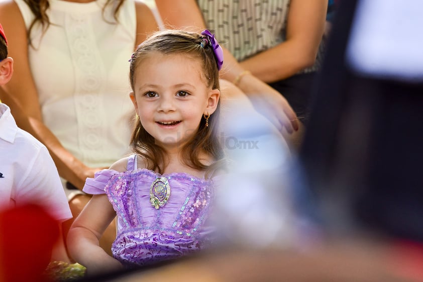 Luisa María celebra sus cuatro años.