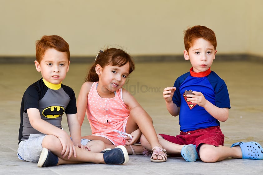 Mauricio, Gretel y Rodrigo.