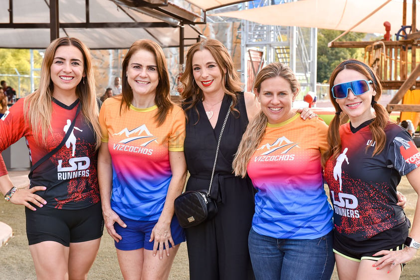 Karina, Rocío, Rita, Ana Cecy y Lili.