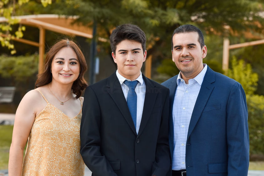 Miriam Taboada, Diego García y Joaquín García.