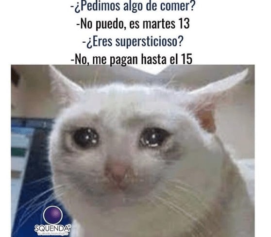 La 'mala suerte' del martes 13 alcanza a los memes