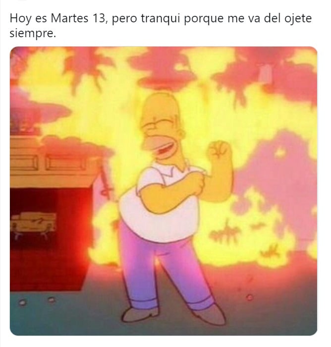 La 'mala suerte' del martes 13 alcanza a los memes