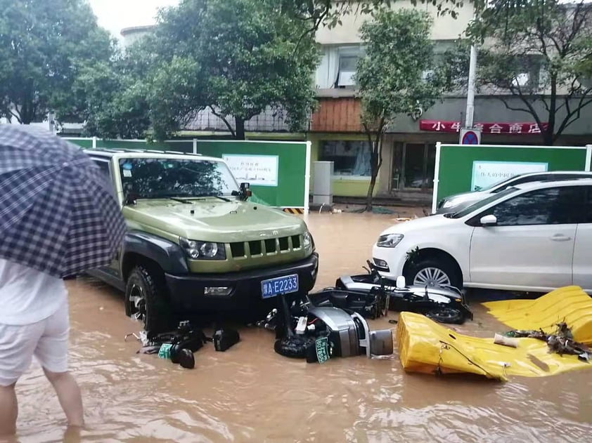 Lluvias en China dejan al menos 25 muertos