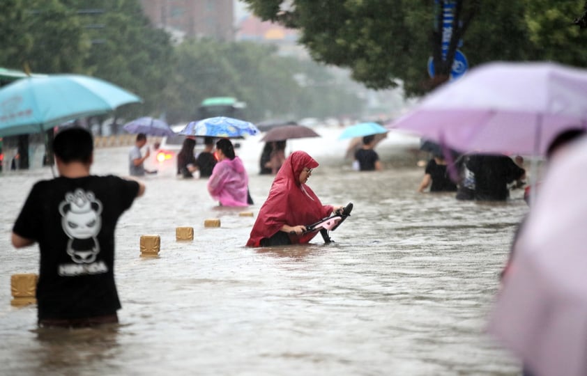 Lluvias en China dejan al menos 25 muertos