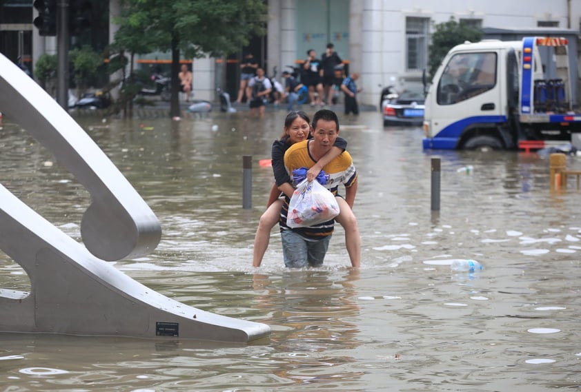 Lluvias en China dejan al menos 25 muertos