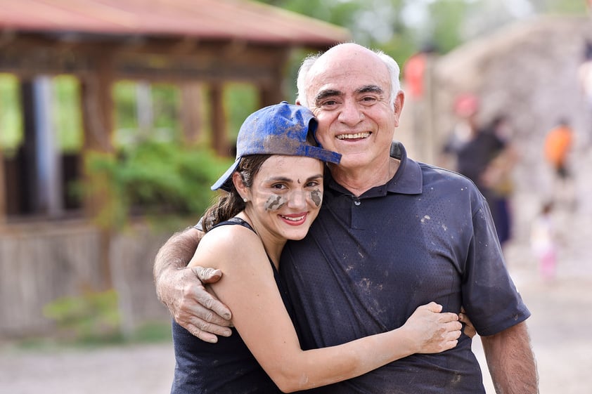 Jessica con su papá, Gerardo.