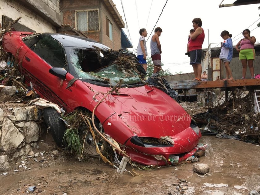 Afectaciones de las lluvias en La Laguna