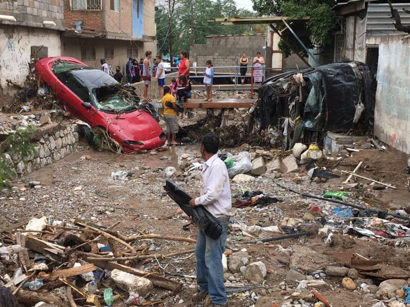 Afectaciones de las lluvias en La Laguna