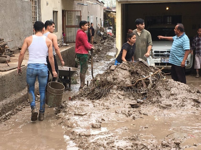 Afectaciones de las lluvias en La Laguna