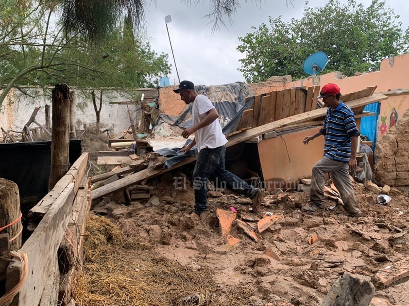 Afectaciones de las lluvias en La Laguna