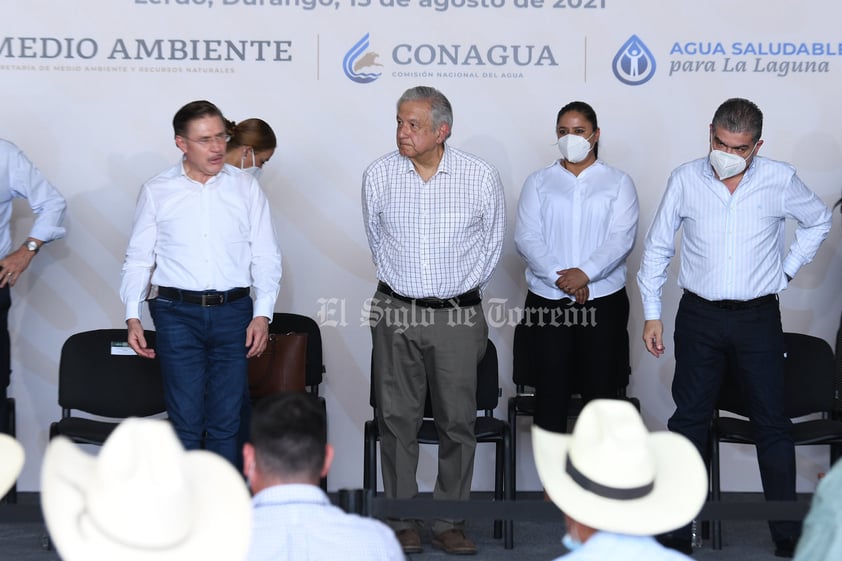 López Obrador condiciona proyecto de Agua Saludable para La Laguna a retiro de amparos, de lo contrario se cancela