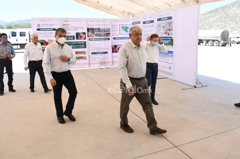 López Obrador condiciona proyecto de Agua Saludable para La Laguna a retiro de amparos, de lo contrario se cancela