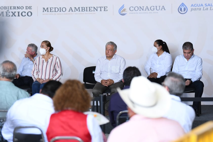 López Obrador condiciona proyecto de Agua Saludable para La Laguna a retiro de amparos, de lo contrario se cancela