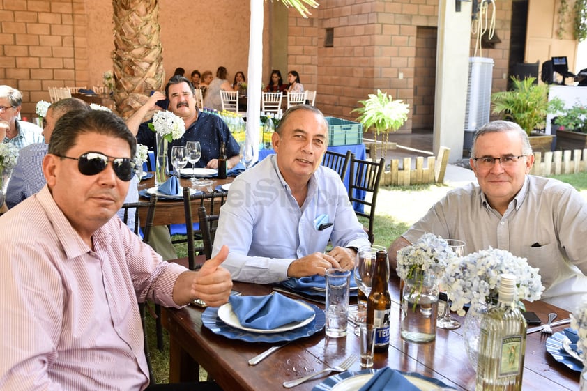 Luis Cantú, Rogelio Montemayor y Miguel Murra