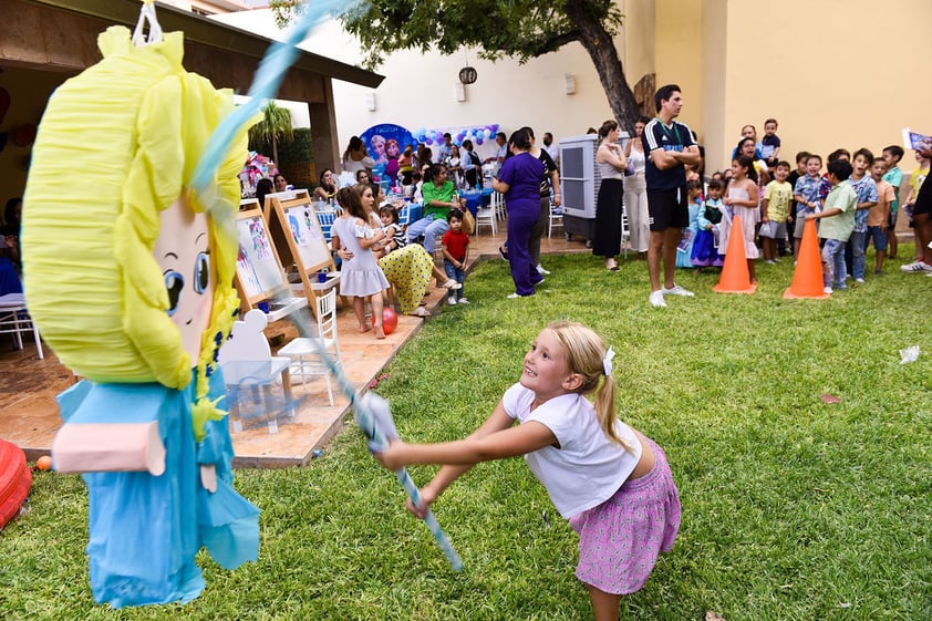 Una enorme piñata y pinturas sacaron a los mejores artistas de la noche