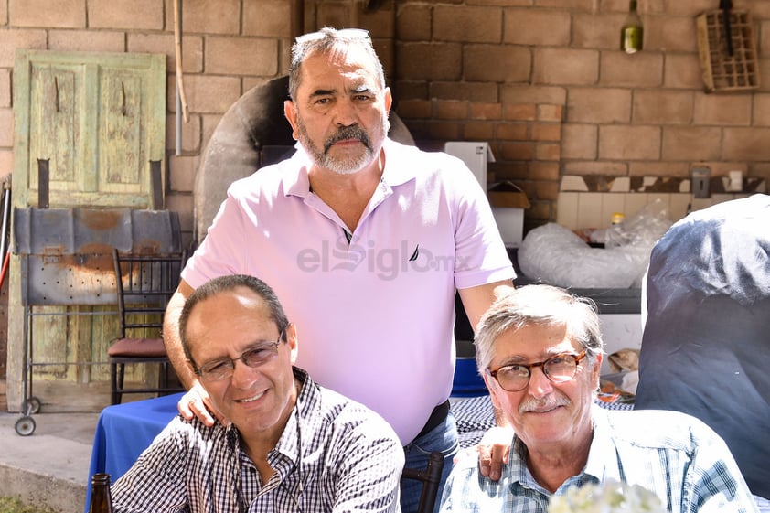 Salvador, Roberto y Alfredo