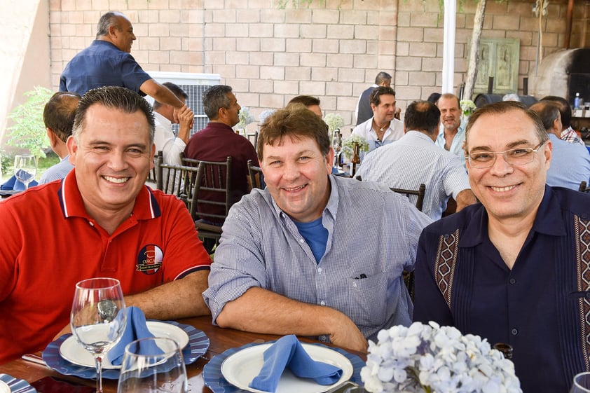 Iván, José Ángel y José Manuel