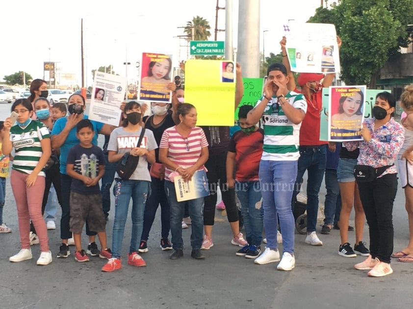 Familia de Yajaira Sujey, lagunera desaparecida en Mazatlán, realiza manifestaciones en Torreón