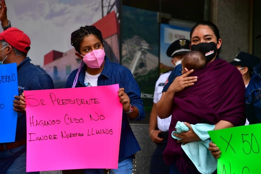 Gremio Gasero Nacional protesta con paro en calles de CDMX