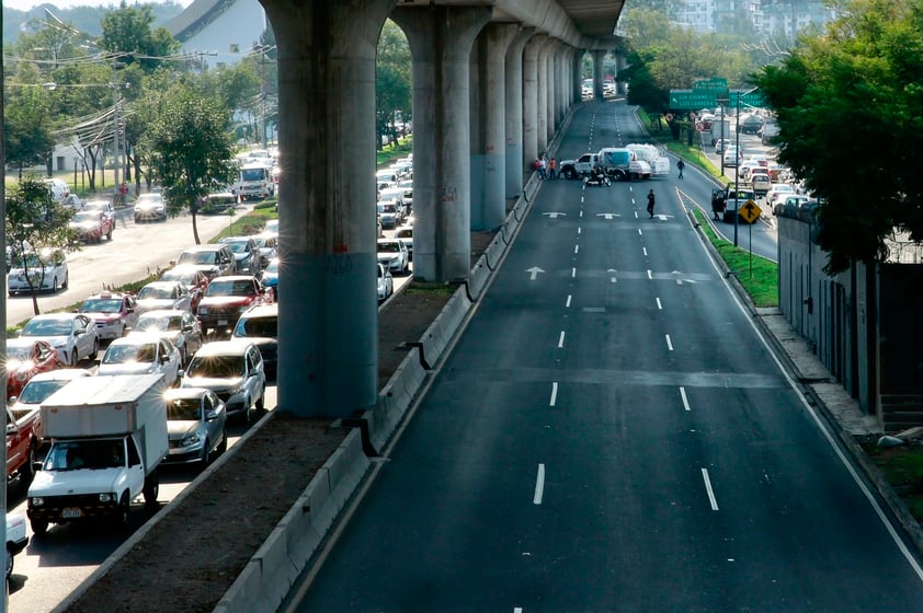 Gremio Gasero Nacional protesta con paro en calles de CDMX