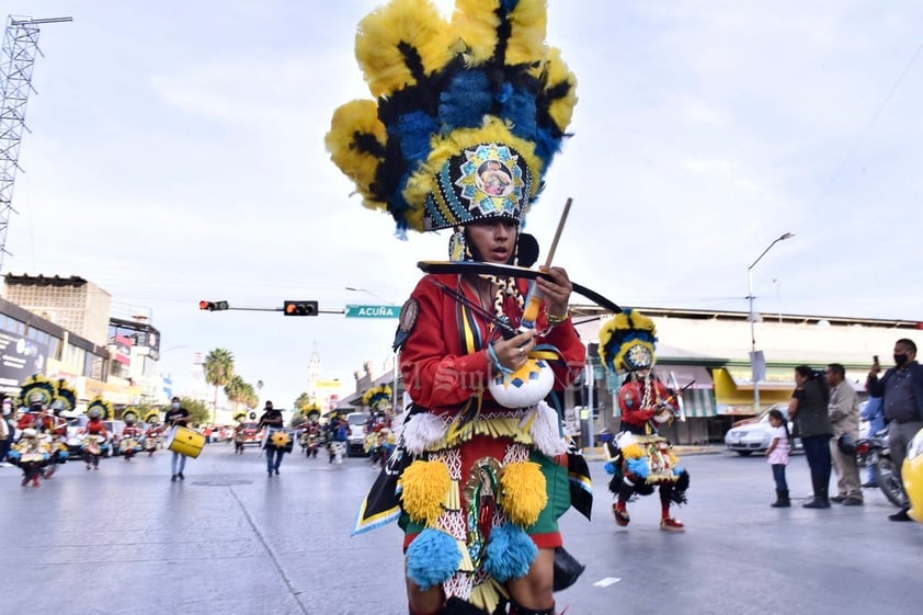 Este lunes regresó la fiesta guadalupana a calles de Torreón