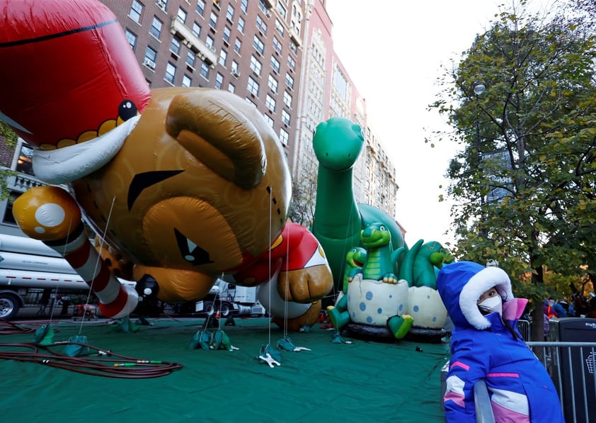 Macys Thanksgiving Day Parade Balloon Blow-up