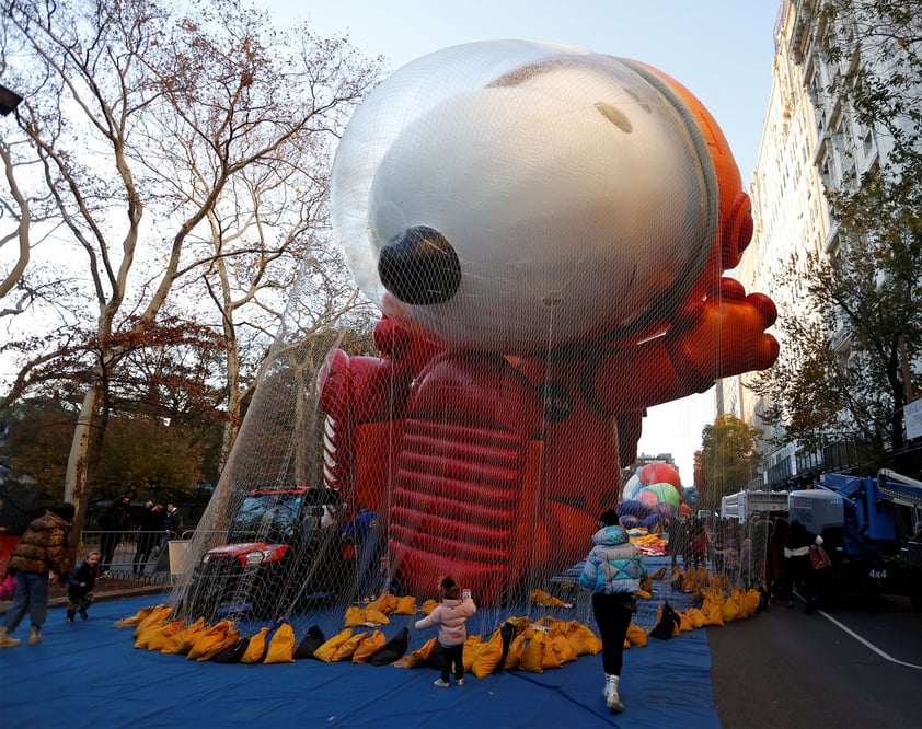 Macys Thanksgiving Day Parade Balloon Blow-up