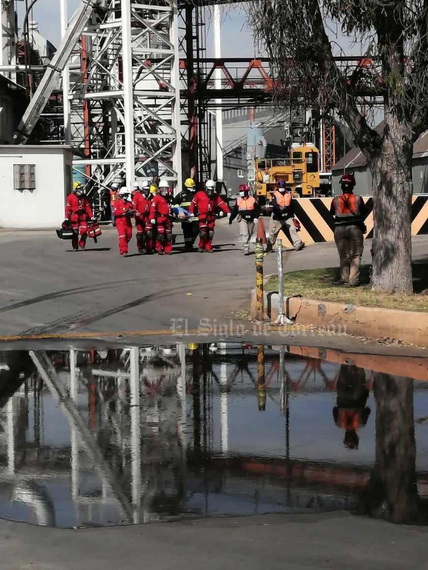 Autoridades realizan simulacro de incendio en empresa de Gómez Palacio