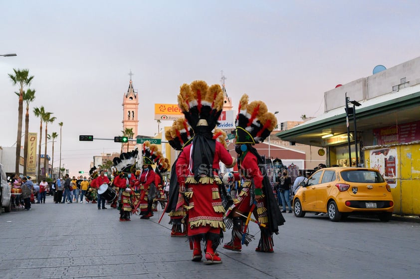 Peregrinaciones guadalupanas de grupo de danza de San Joaquín