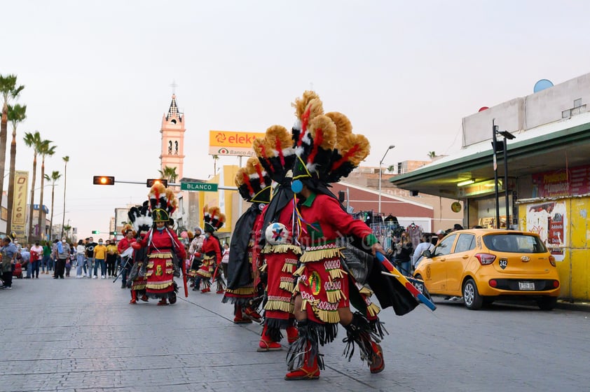 Peregrinaciones guadalupanas de grupo de danza de San Joaquín