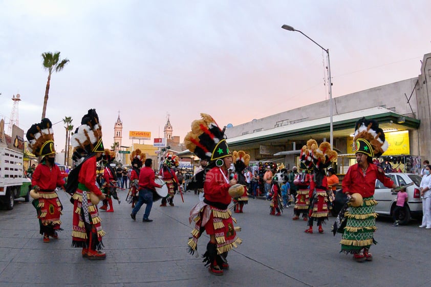 Peregrinaciones guadalupanas de grupo de danza de San Joaquín