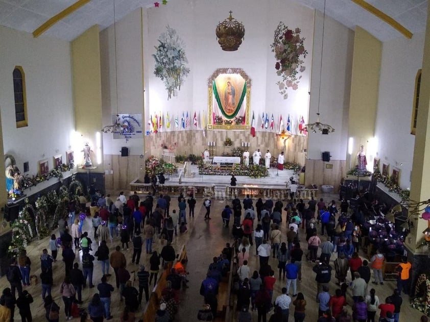 Laguneros celebran misa para Virgen de Guadalupe con medidas sanitarias