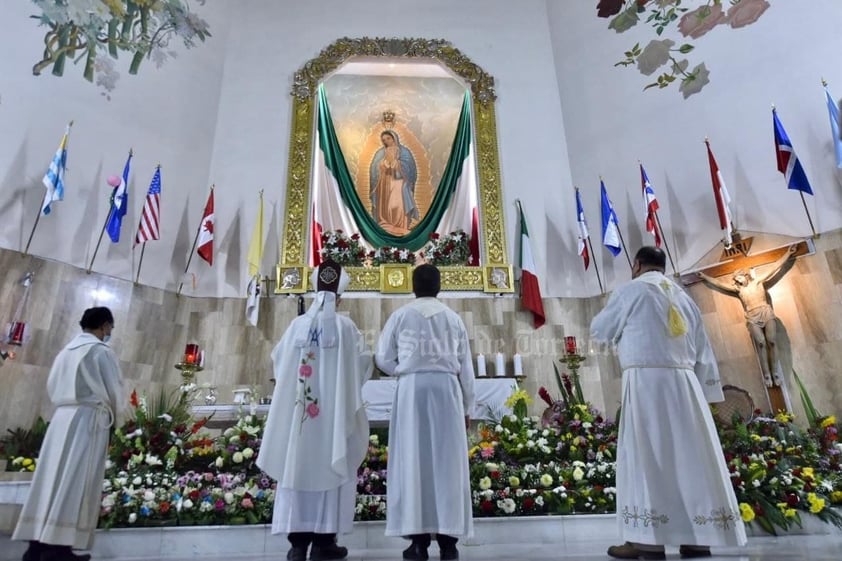 Laguneros celebran misa para Virgen de Guadalupe con medidas sanitarias