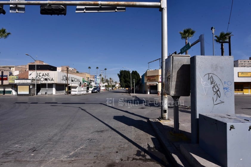 Se 'vacía' Centro de Torreón por Navidad