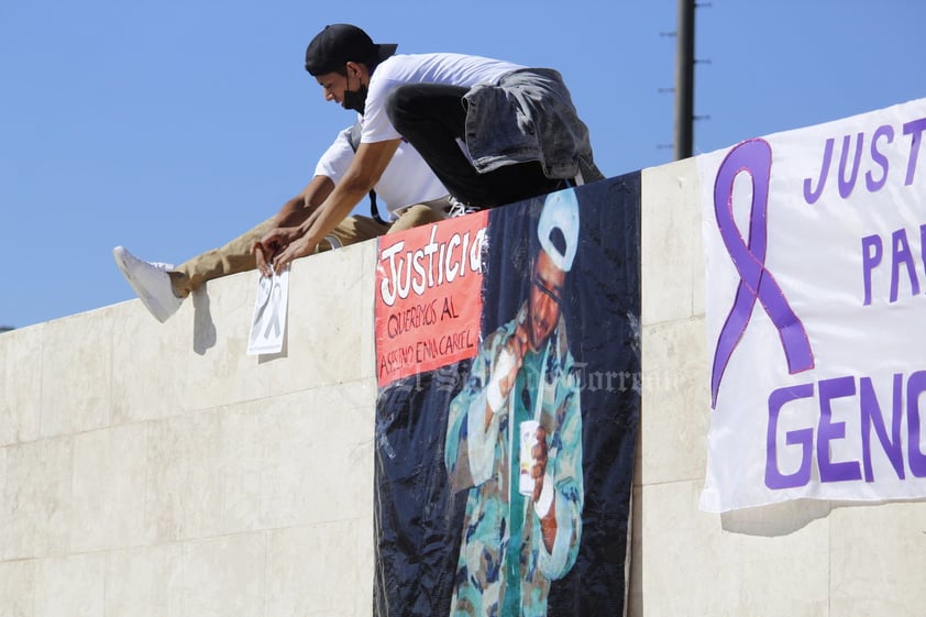 Piden justicia para Genoveva, víctima de feminicidio en Torreón