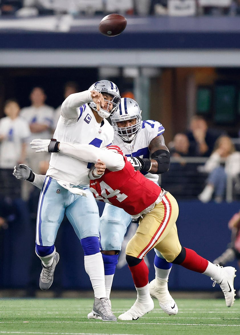 49ers avanzan a la ronda divisional con victoria sobre Cowboys