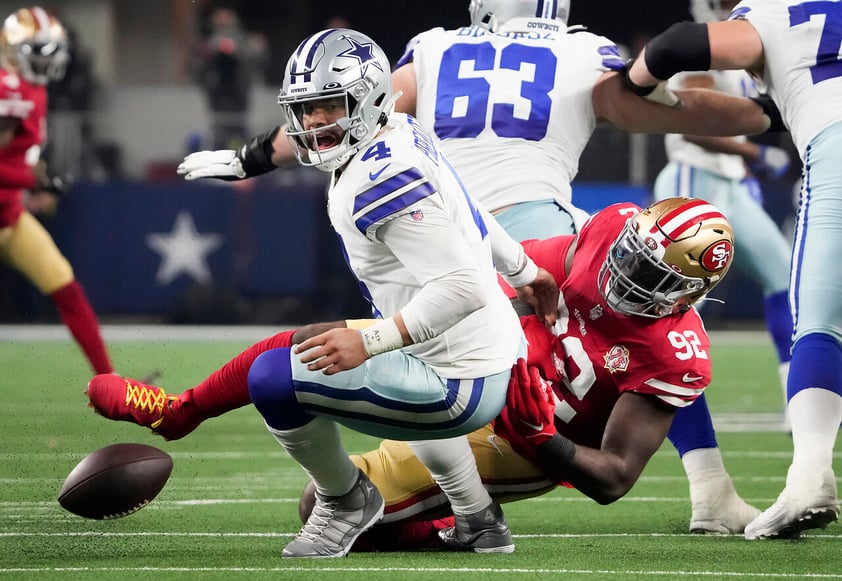 49ers avanzan a la ronda divisional con victoria sobre Cowboys