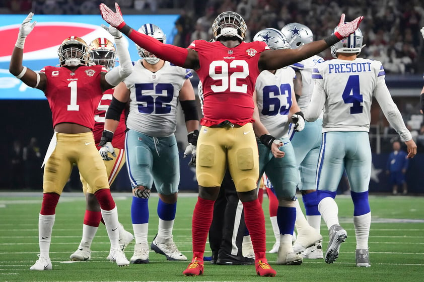 49ers avanzan a la ronda divisional con victoria sobre Cowboys