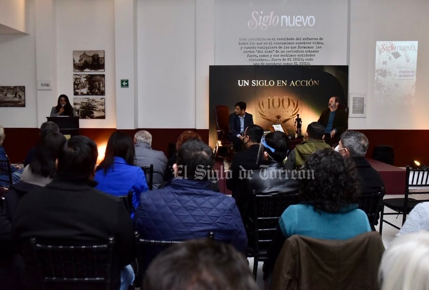 Presentación libro siglo nuevo 100 años